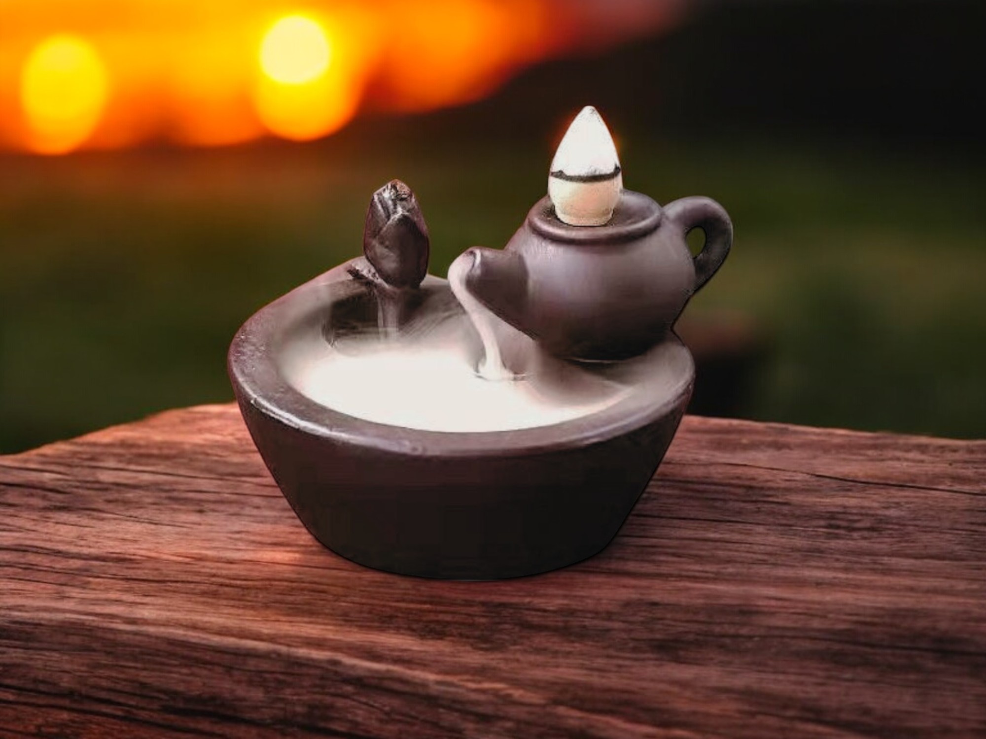 Thác Khói Trầm Hương Bộ Ấm Trà GK18